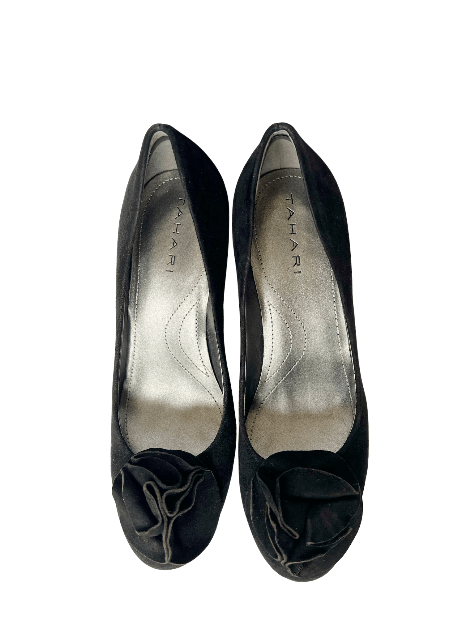 Tahari on sale suede flats