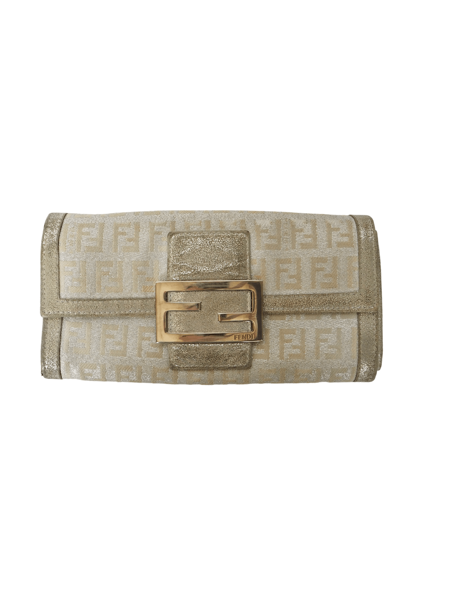 Fendi Zucca Monogram Continental Wallet Preloved Style