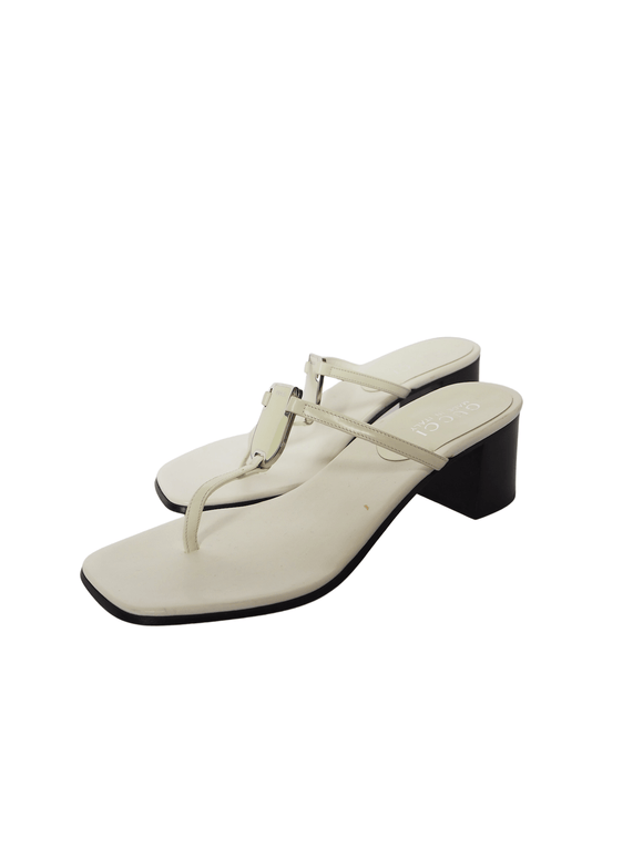 Vintage sales white sandals