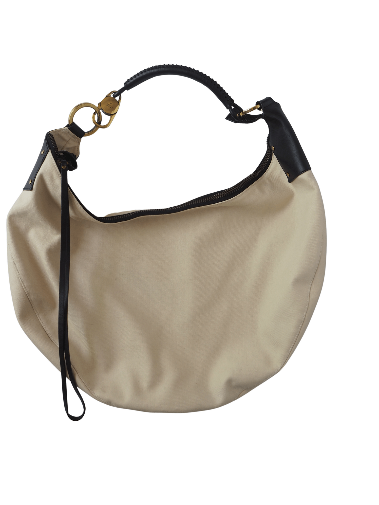 Gucci canvas 2025 hobo shoulder bag